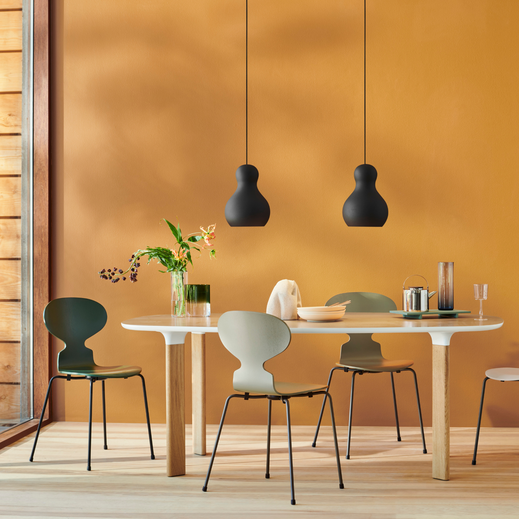 Ant Chair Coloured Veneer