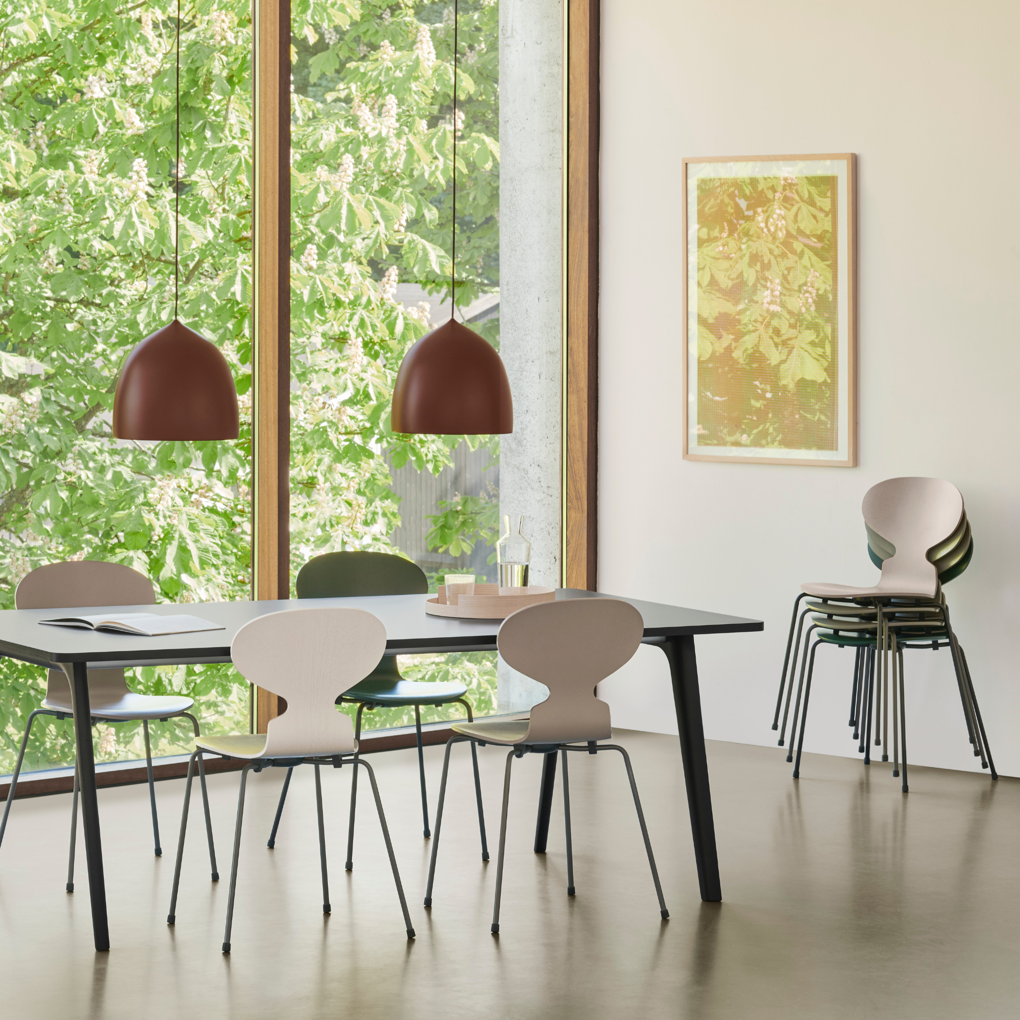 Ant Chair Lacquered Veneer