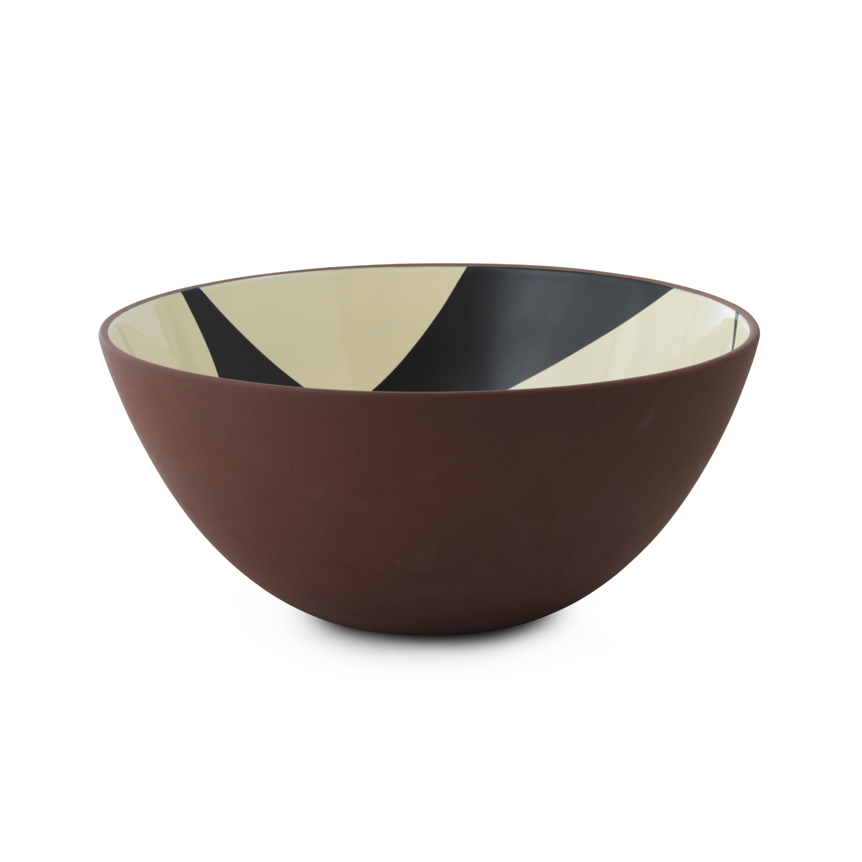 Line Bowl Black/Cream
