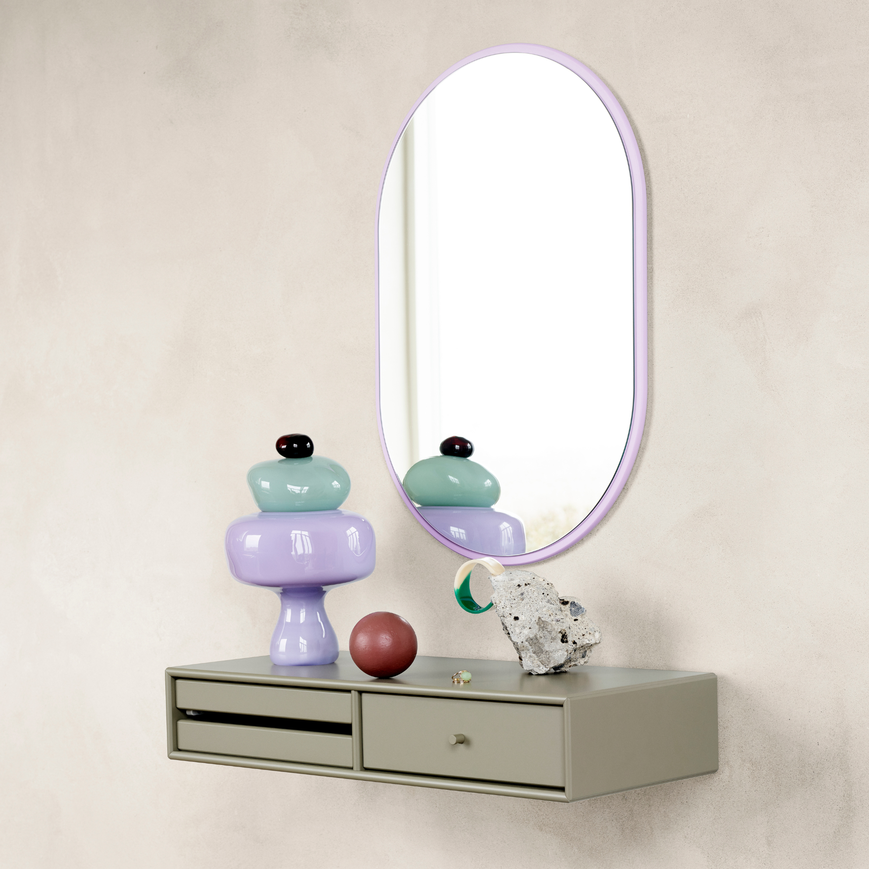 Montana Look Oval Mirror