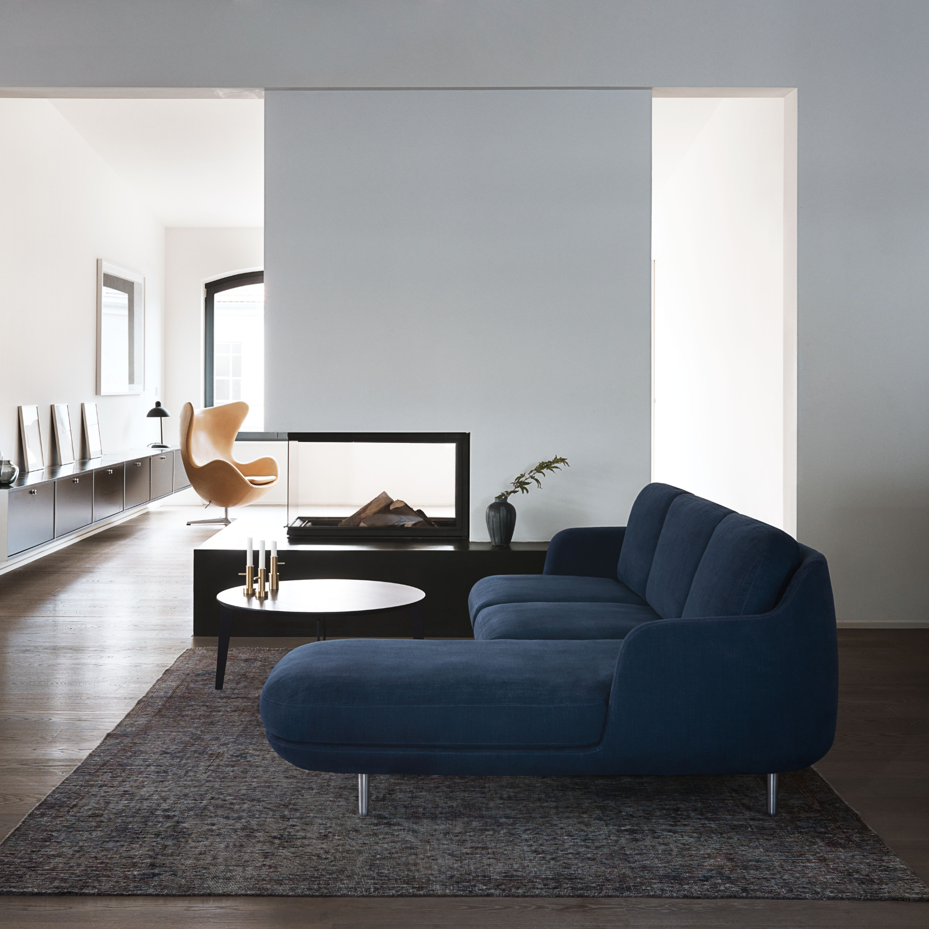 Lune 3-Seater Sofa w/ Chaise Longue JH301