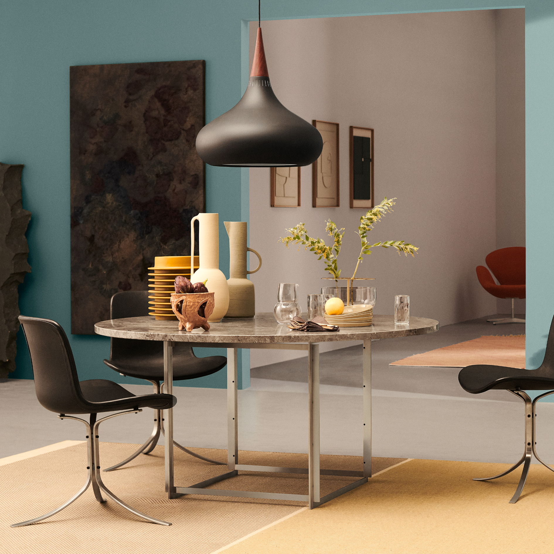 Orient Pendant Black