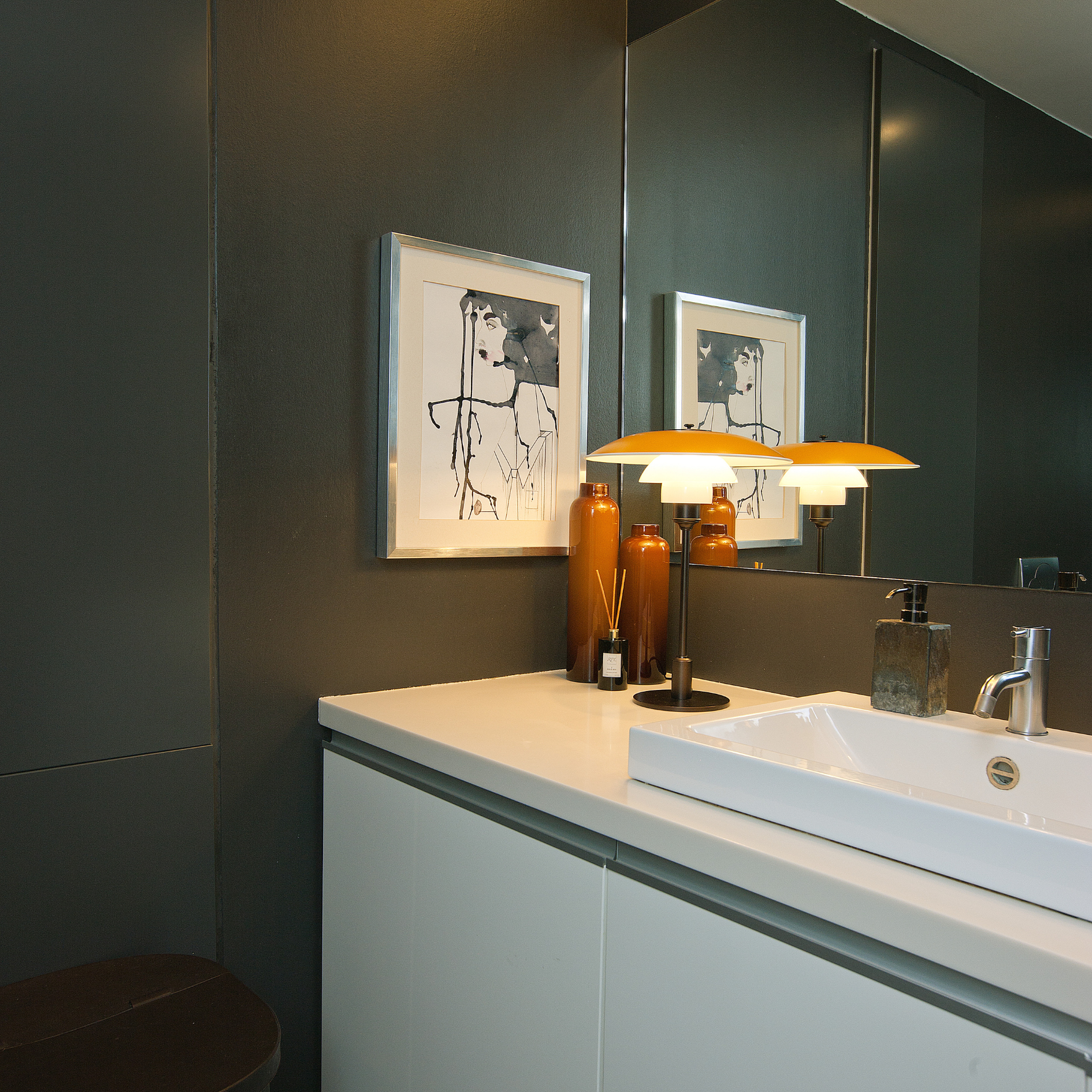 PH 3½-2½ Metal Table Lamp