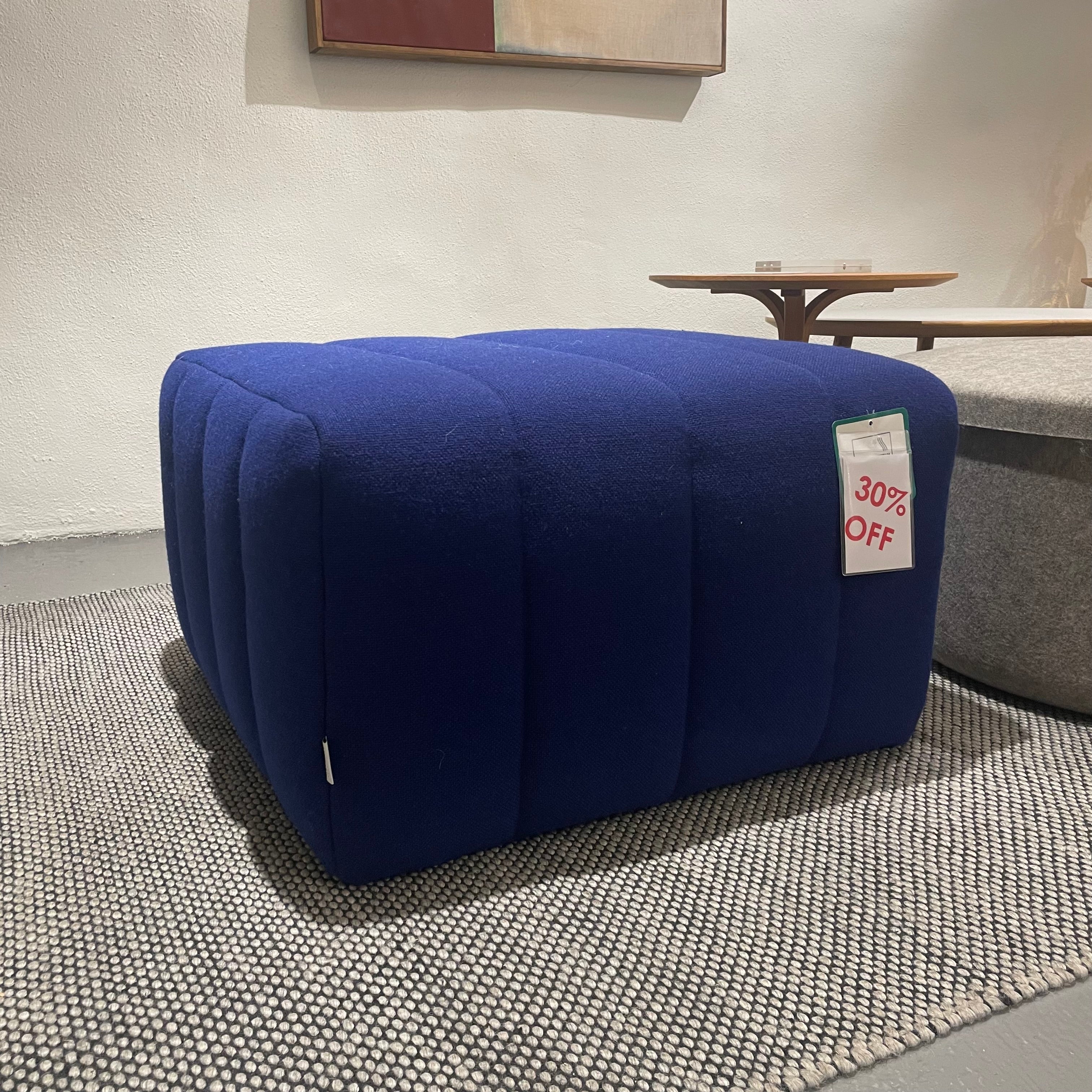 SAVE 30% Ex-Display Scene Pouf Small Blue