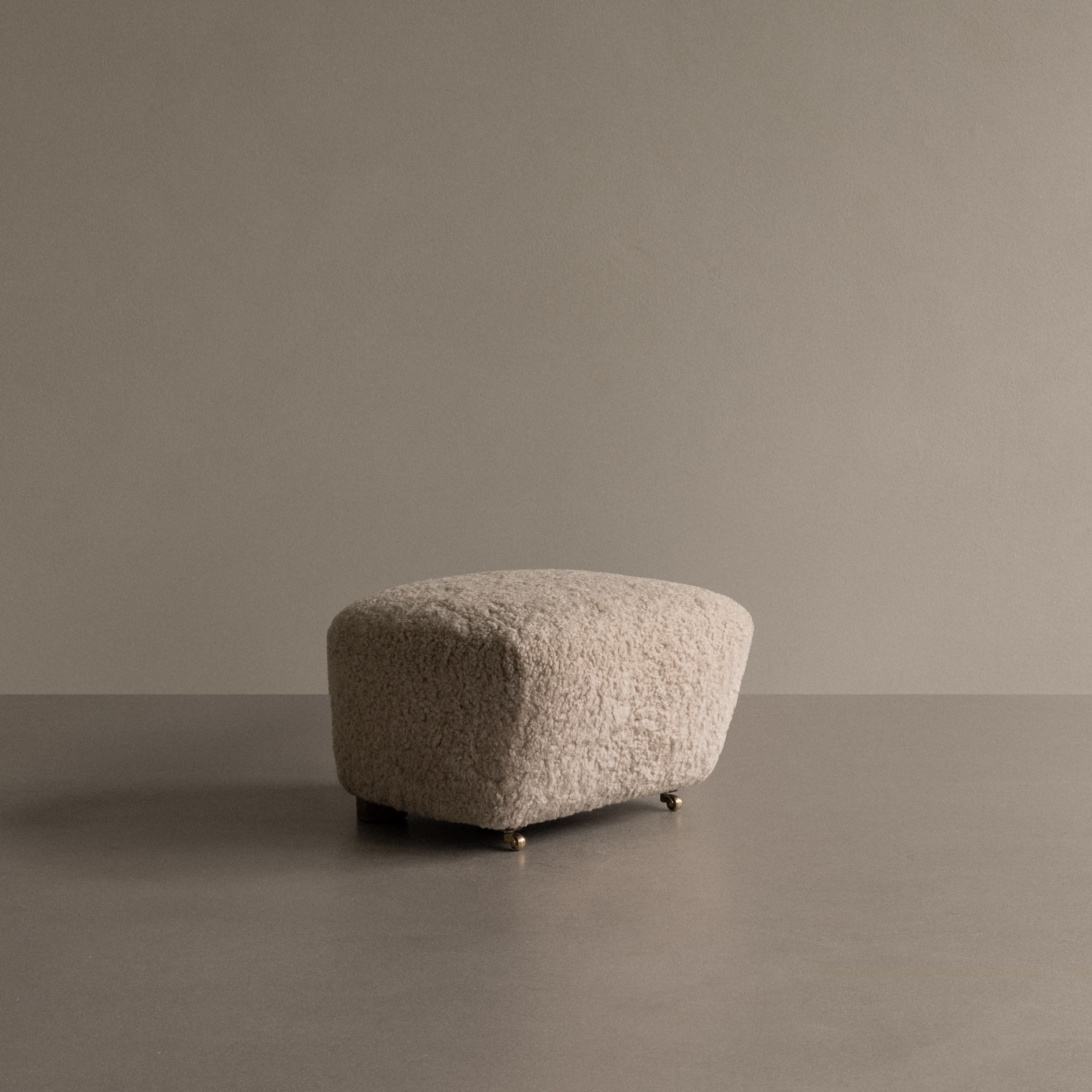 The Tired Man Ottoman Sheepskin