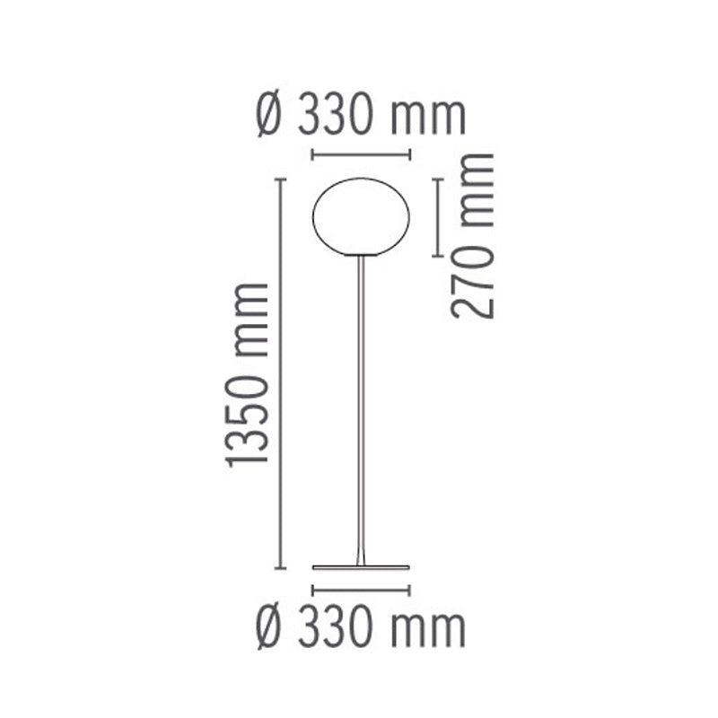 Flos Glo-Ball Floor Lamp – Display Model