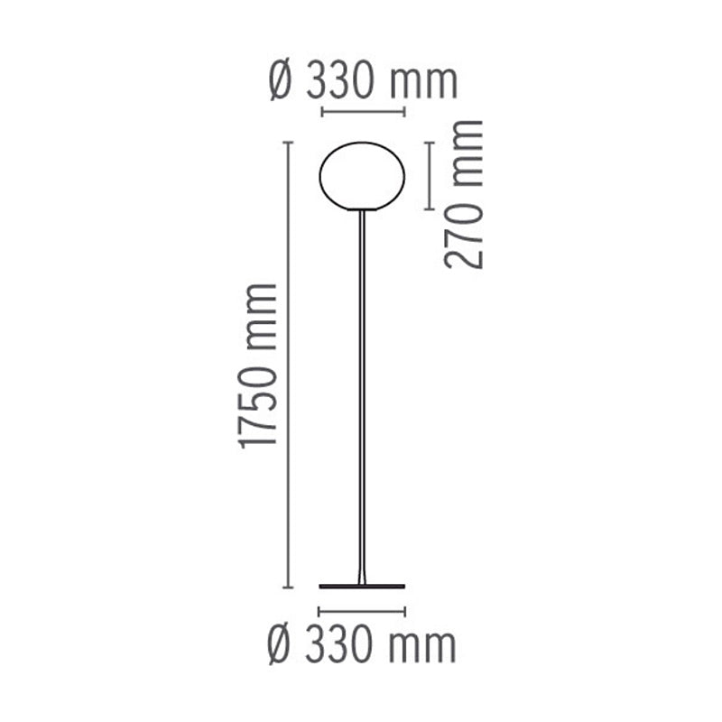 Flos Glo-Ball Floor Lamp – Display Model