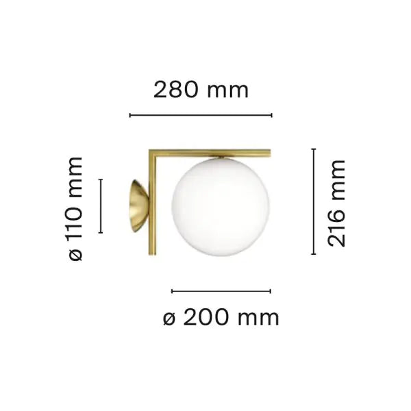 Flos IC C/W Wall / Ceiling Light