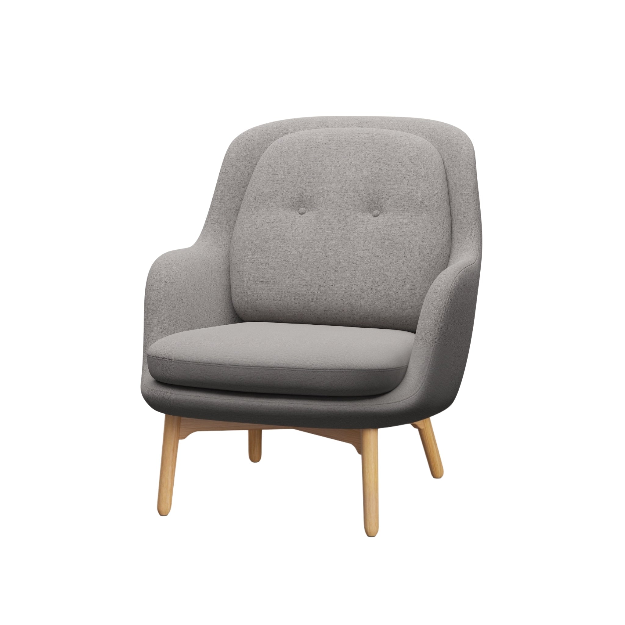 Fri Lounge Chair Wooden Base