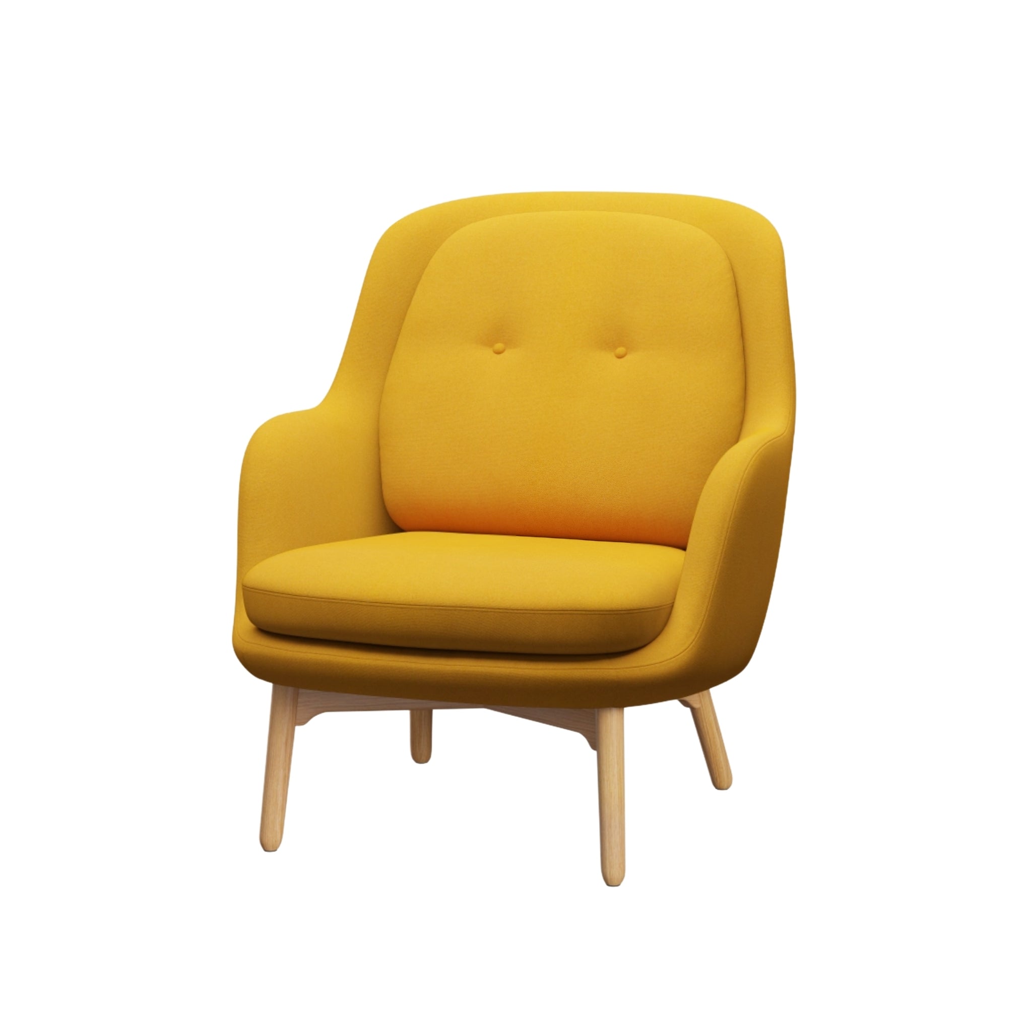 Fri Lounge Chair Wooden Base