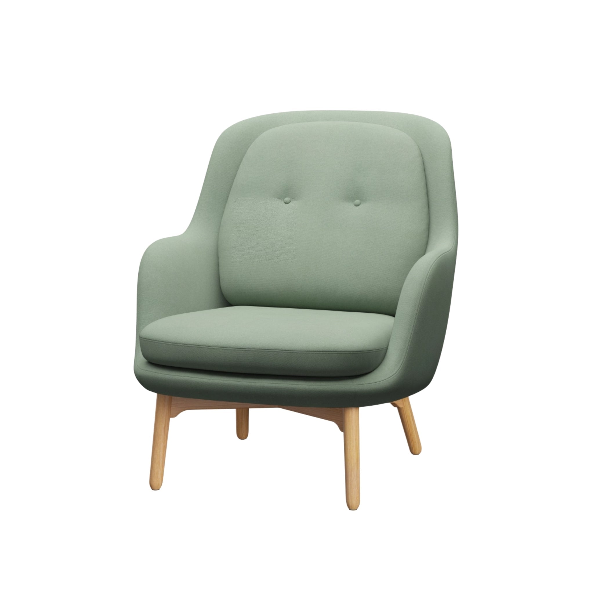 Fri Lounge Chair Wooden Base