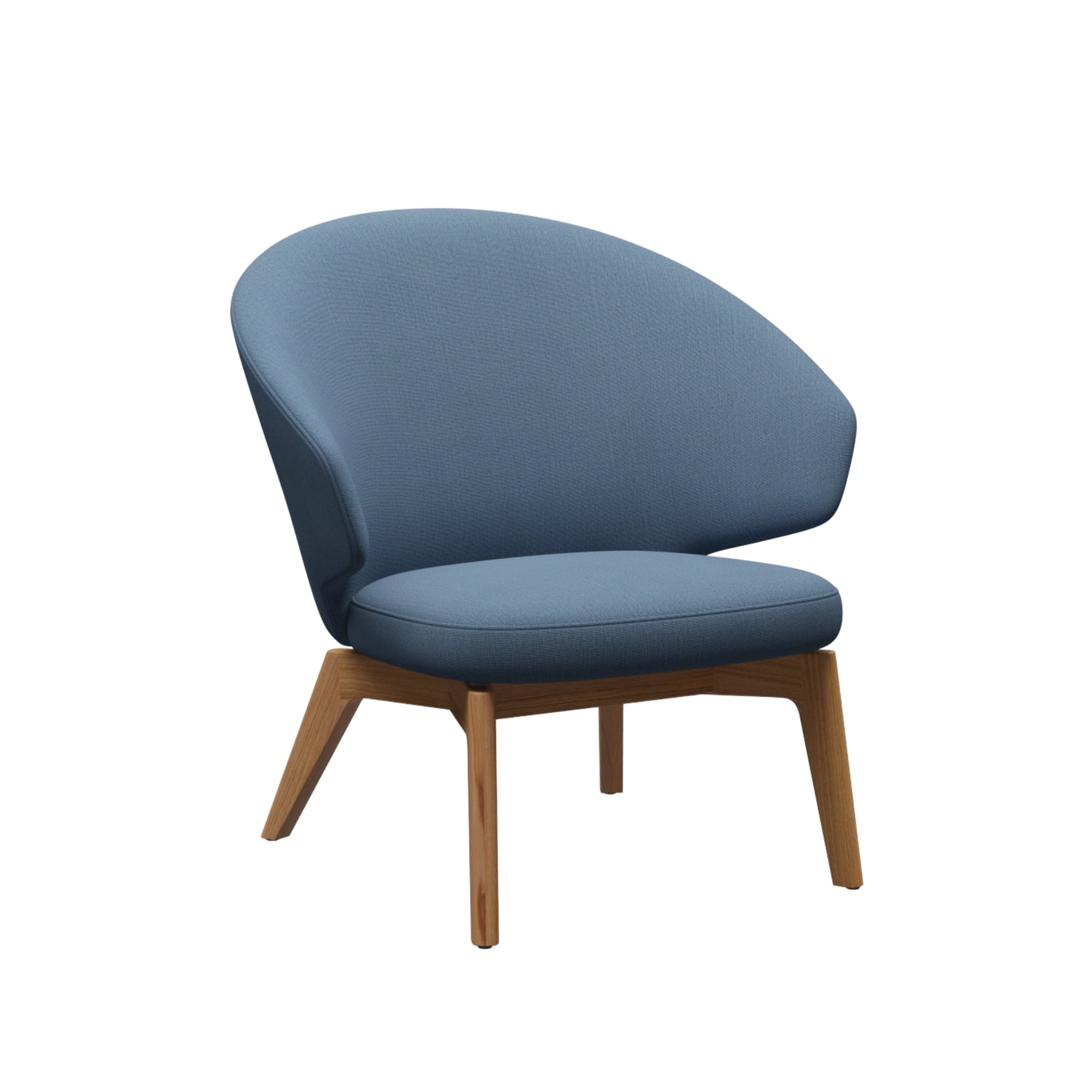 Let Lounge Chair Wooden Base