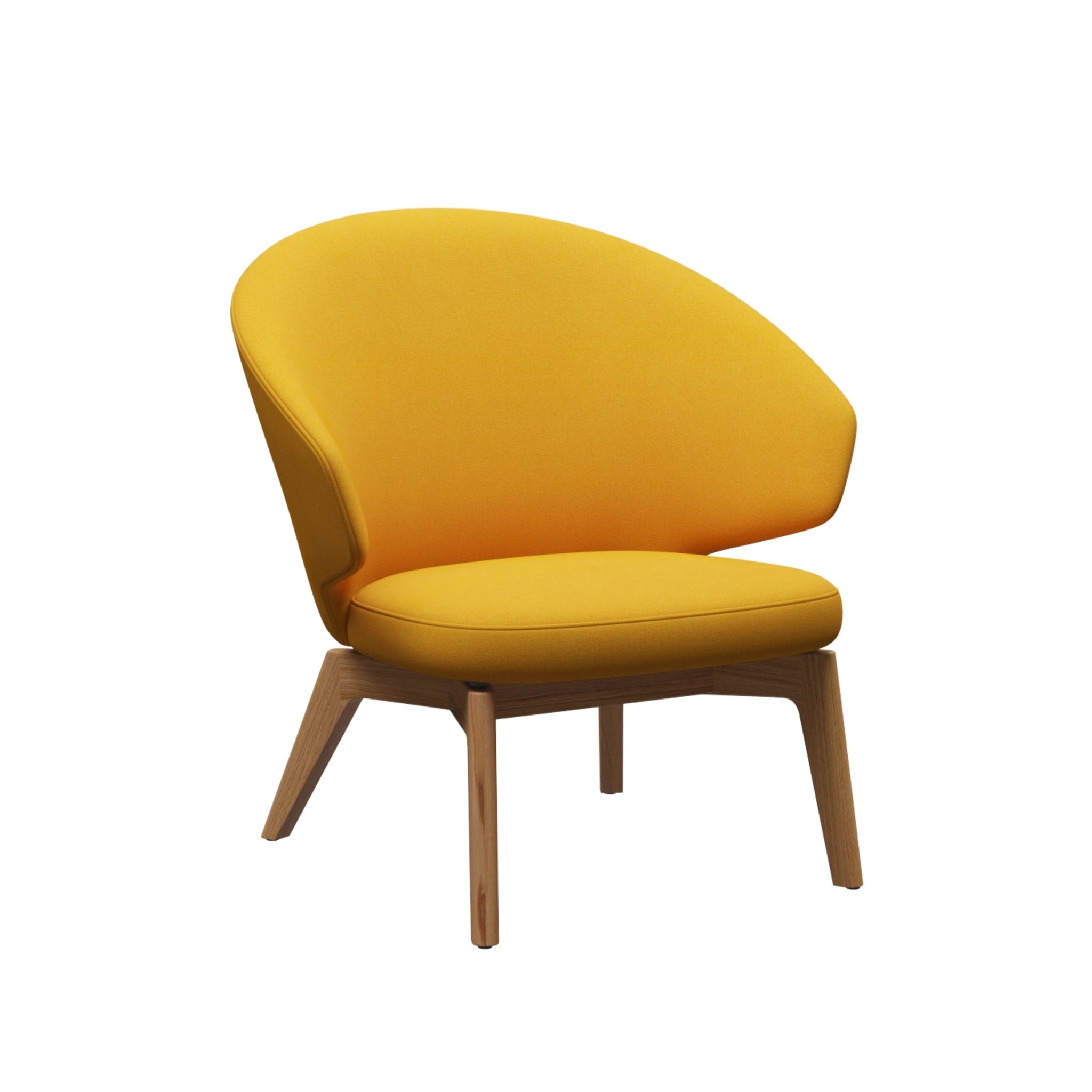 Let Lounge Chair Wooden Base