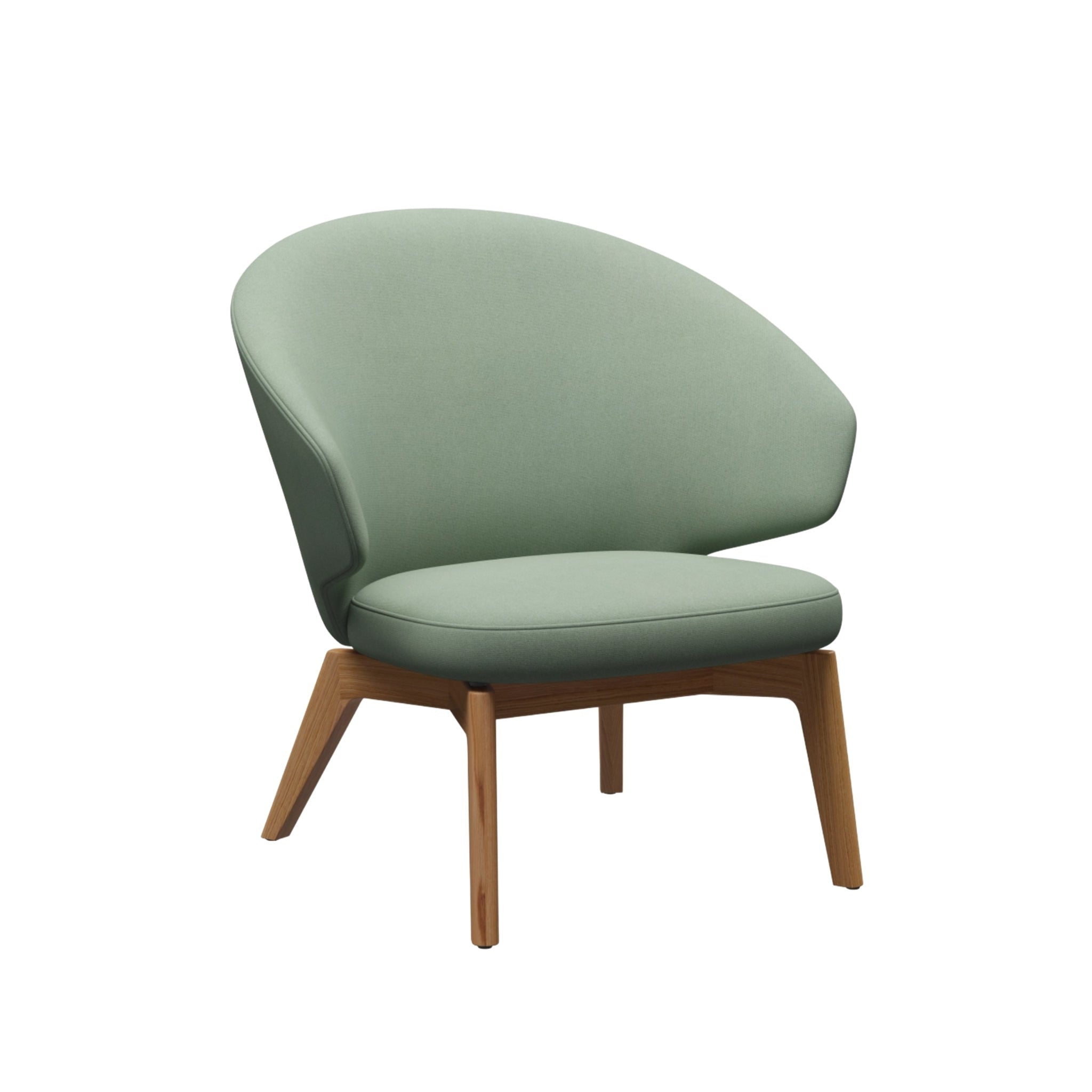 Let Lounge Chair Wooden Base