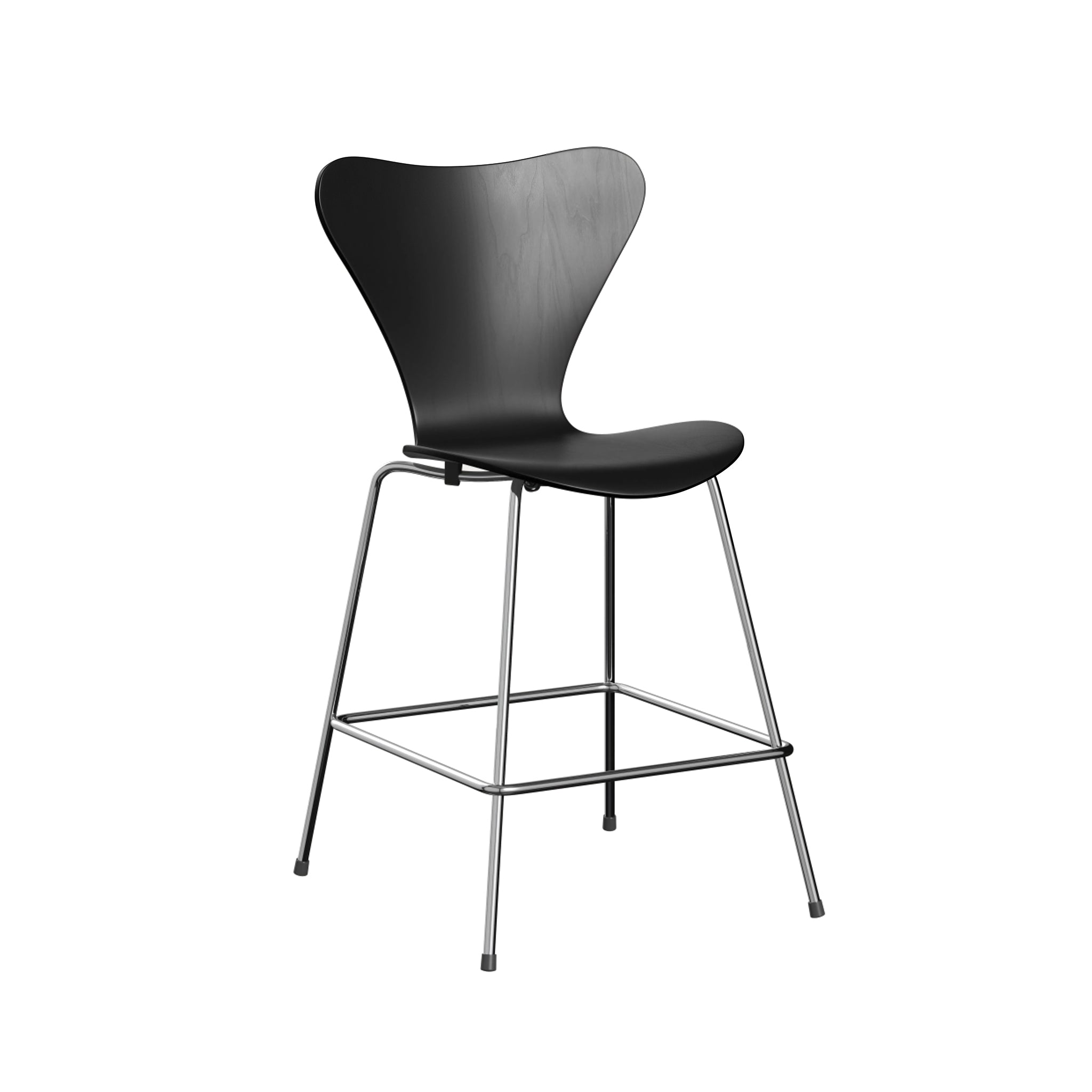 Series 7 Counter Stool Coloured Veneer