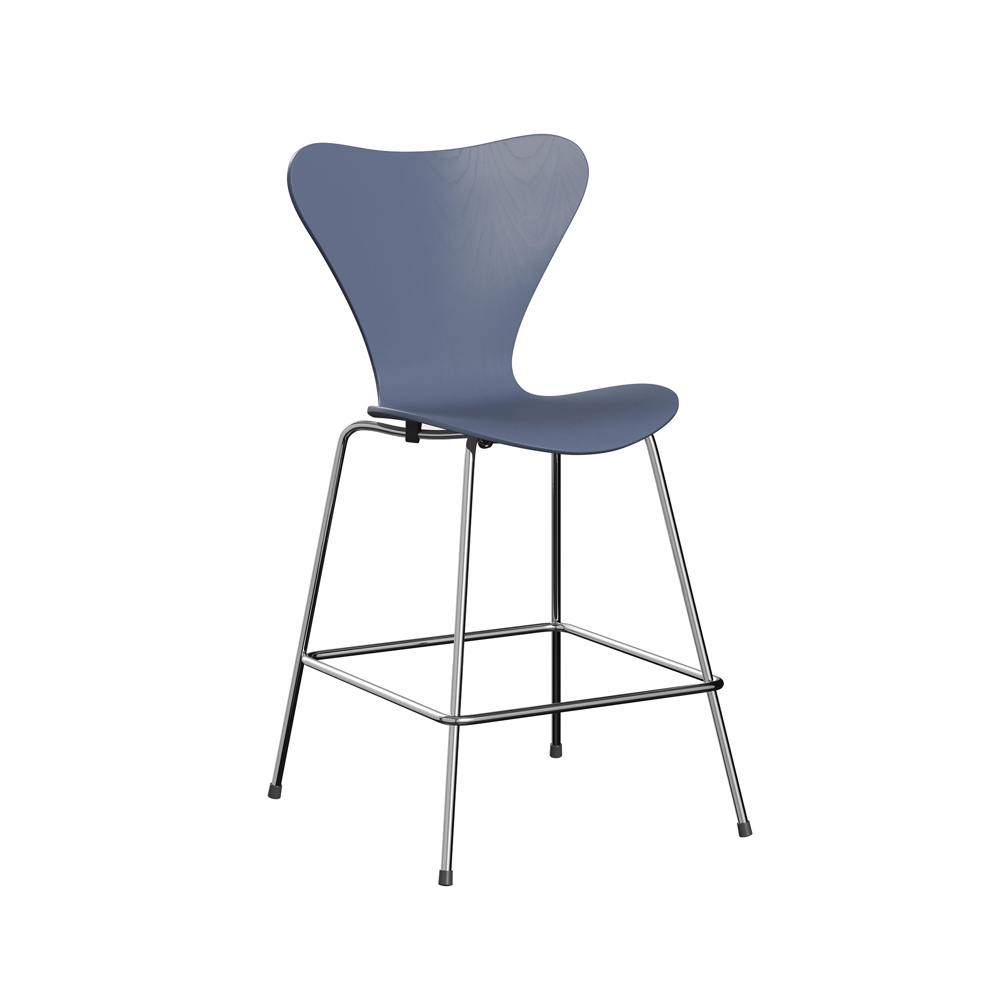 Series 7 Counter Stool Coloured Veneer