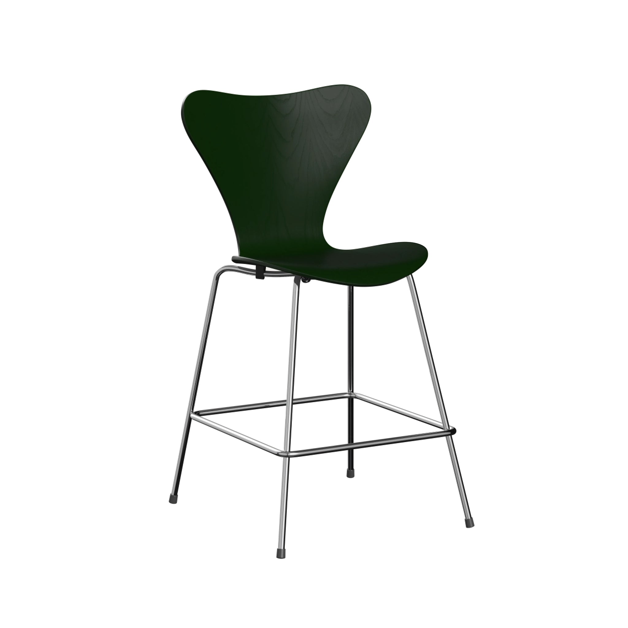 Series 7 Counter Stool Coloured Veneer