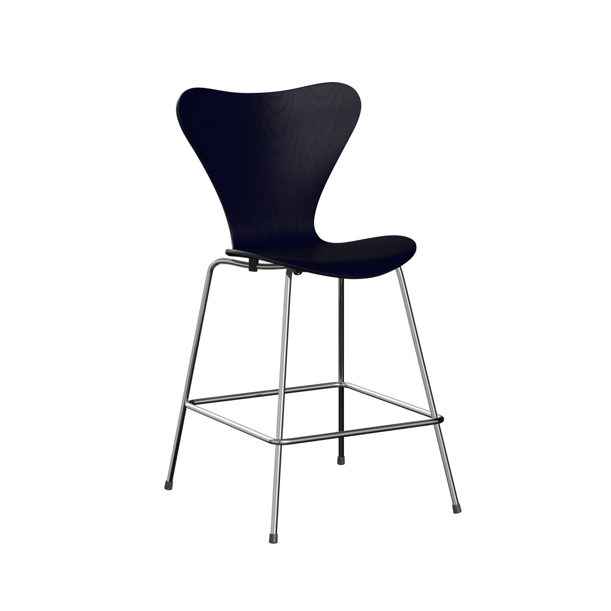 Series 7 Counter Stool Coloured Veneer