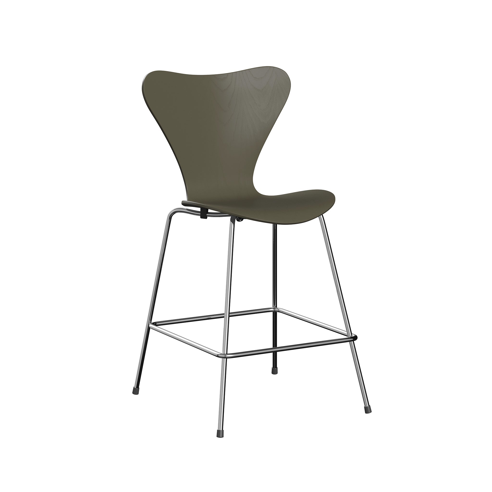 Series 7 Counter Stool Coloured Veneer