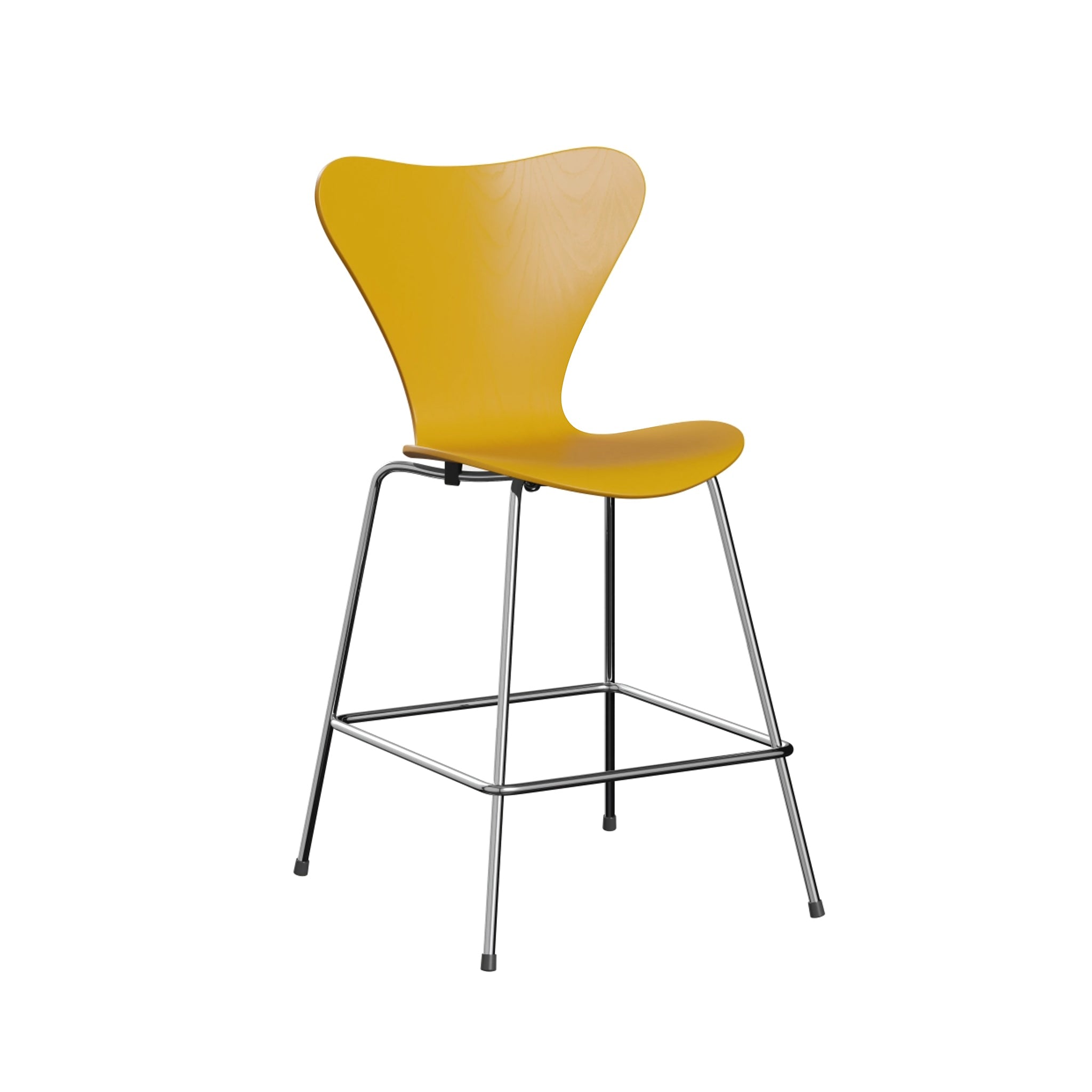 Series 7 Counter Stool Coloured Veneer