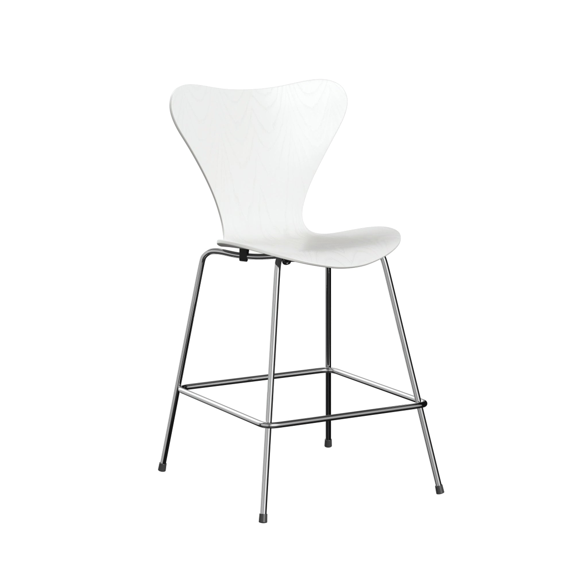 Series 7 Counter Stool Coloured Veneer